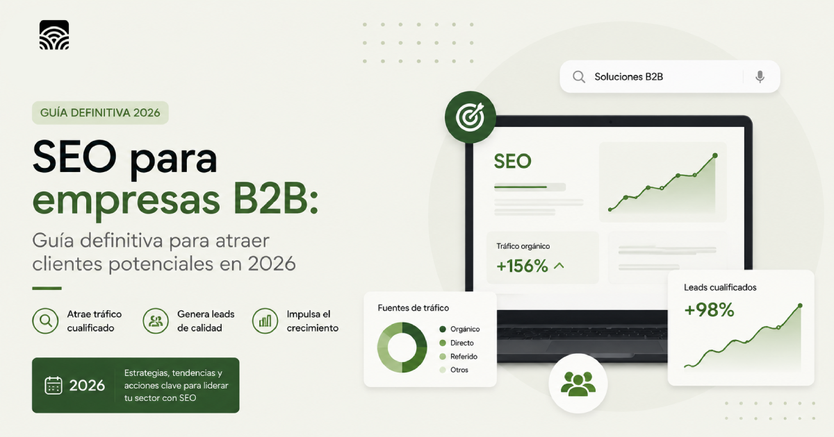 SEO para empresas B2B: Guia definitiva para atraer clientes potenciales en 2026